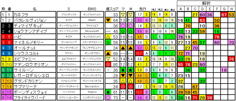 2025　新潟大賞典　ラップ適性